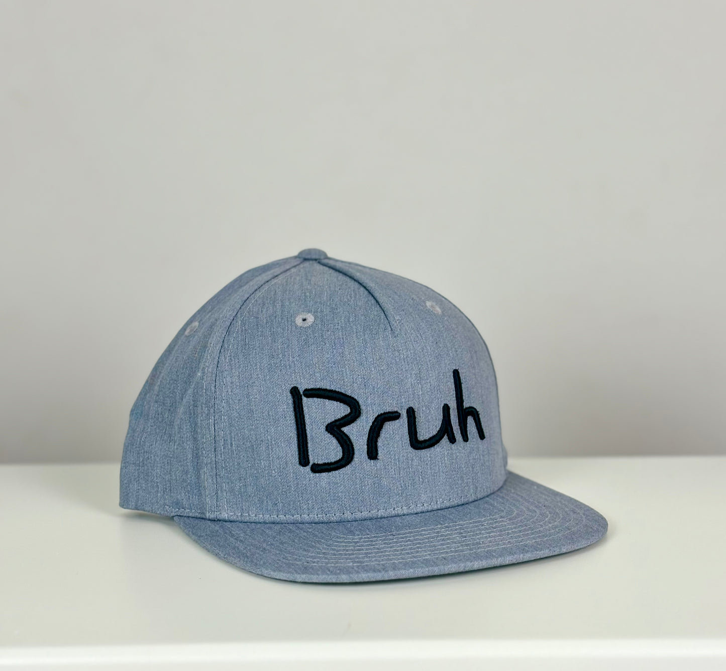 Bruh Grey/Black Snapback