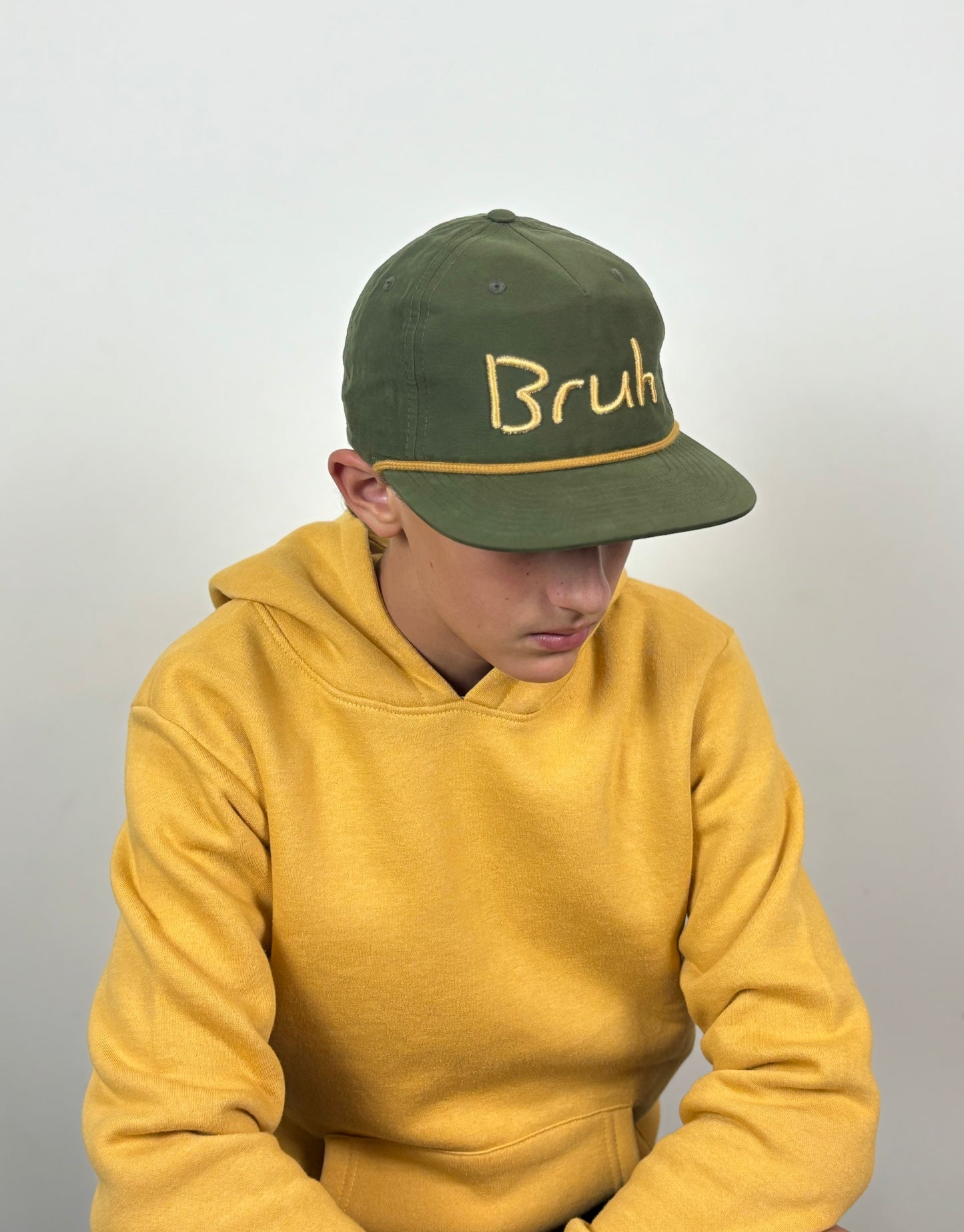 Bruh Olive/Tan Snapback