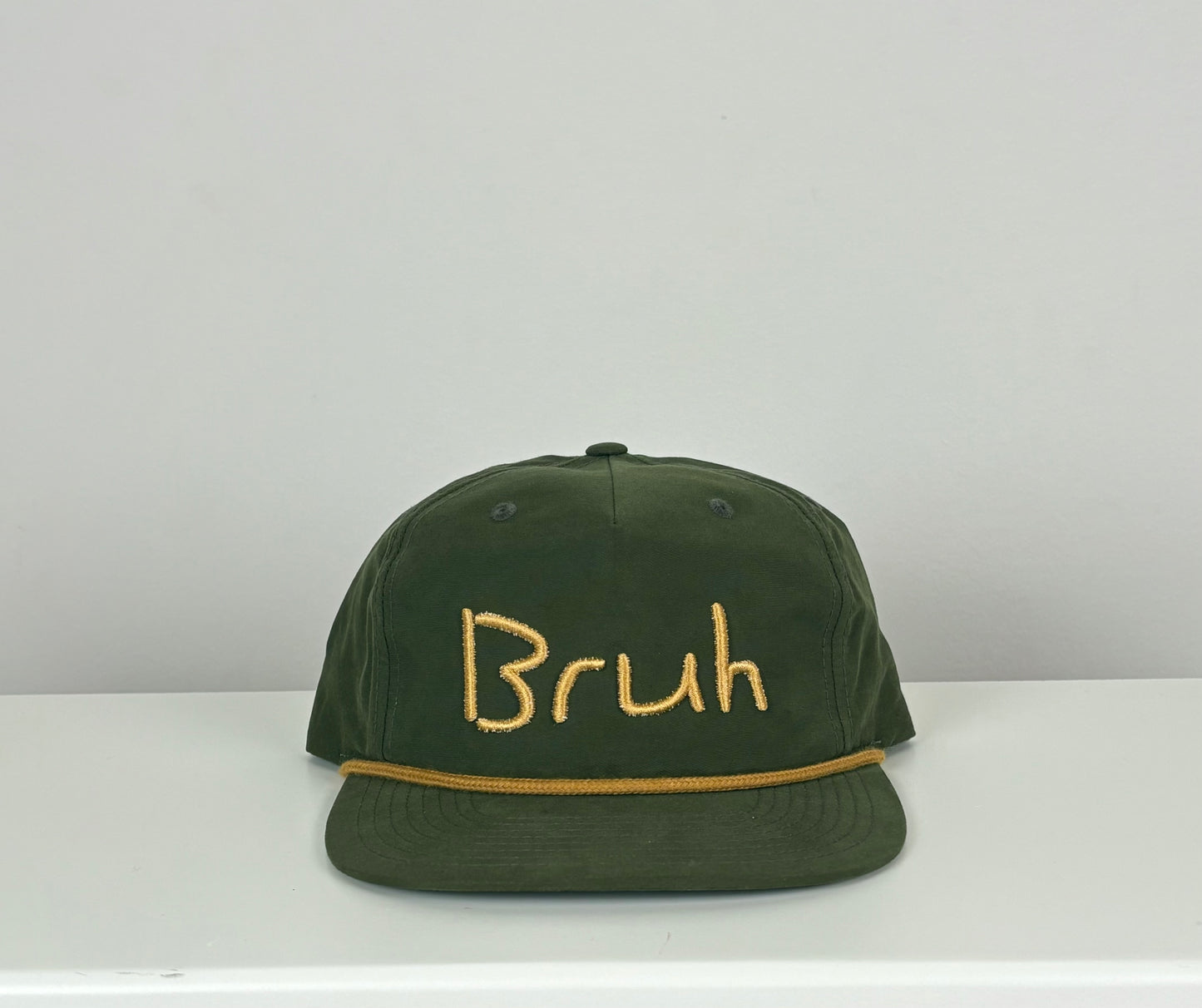 Bruh Olive/Tan Snapback
